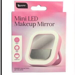 b-pure Mini LED Makeup Mirror - Pink